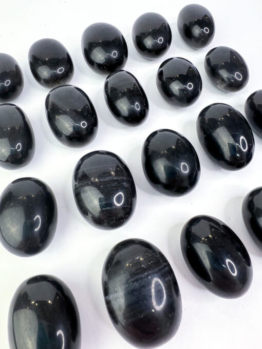 Silver Sheen Obsidian tumbles