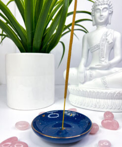 moon and stars incense stick holder