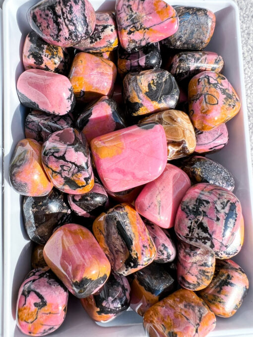 Rhodonite tumble