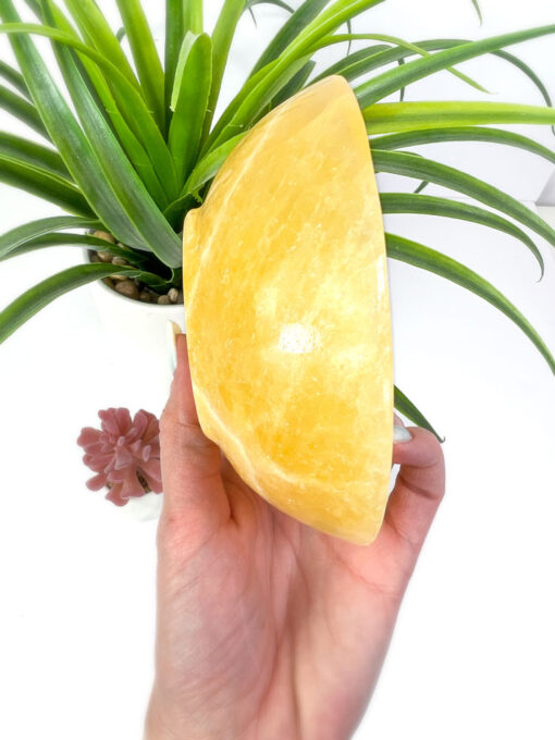 Orange Calcite bowl