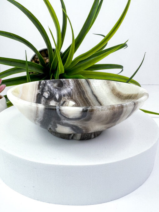 Zebra Calcite bowl / Zebra Onyx bowl