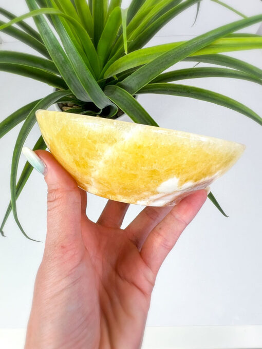 Orange Calcite bowl