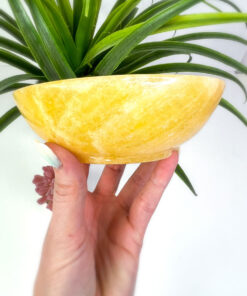 Orange Calcite bowl