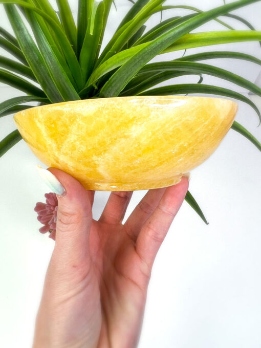 Orange Calcite bowl