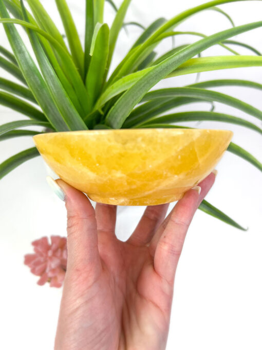 Orange Calcite bowl