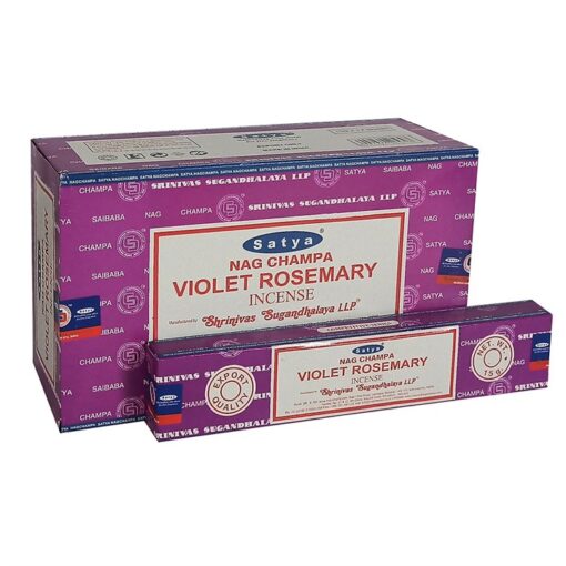 Satya Violet Rosemary incense sticks