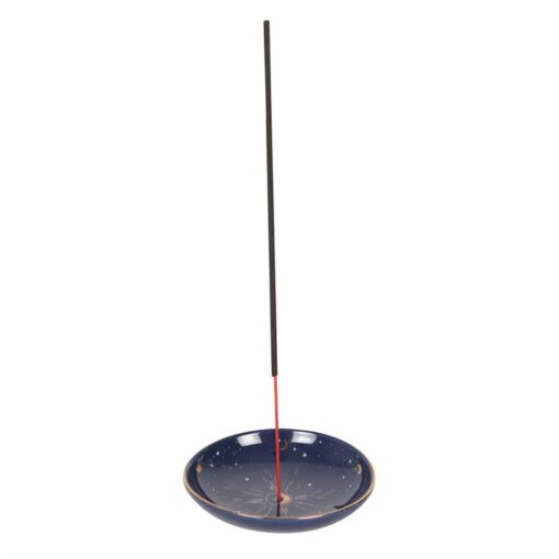 moon and stars incense stick holder