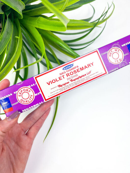 Satya Violet Rosemary incense sticks