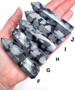 Snowflake Obsidian point