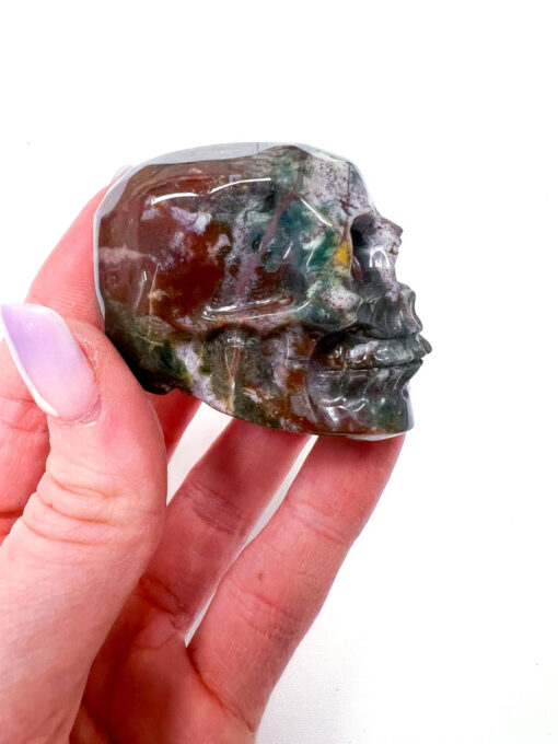 Ocean Jasper skull