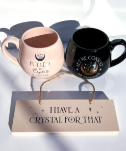 Fueled By Crystals and Coffee Mug