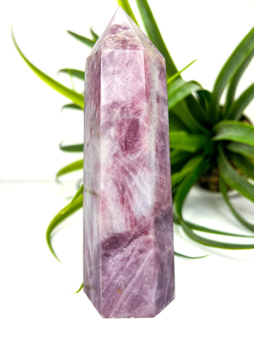 Lavender Rose Quartz tower