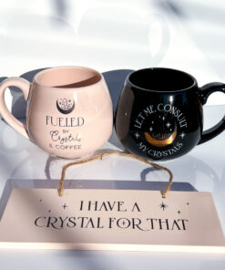 Fueled By Crystals and Coffee Mug