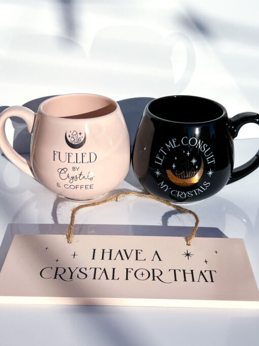 Fueled By Crystals and Coffee Mug