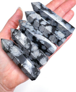 Snowflake Obsidian point