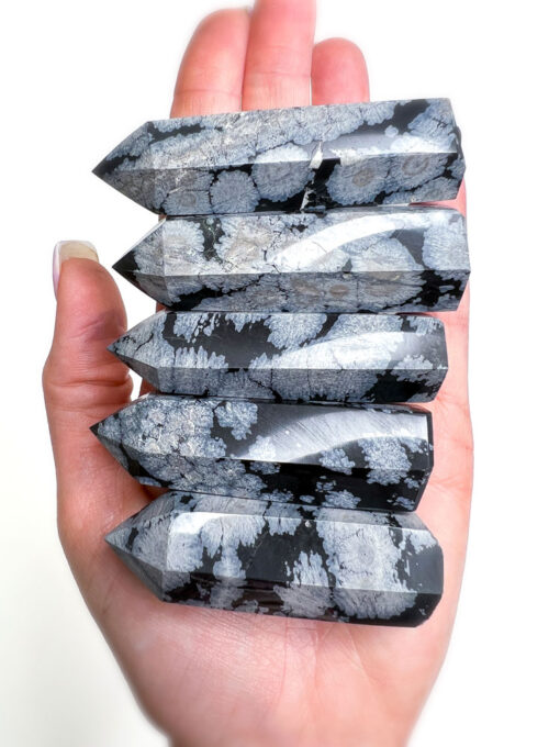 Snowflake Obsidian point