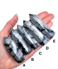 Snowflake Obsidian point