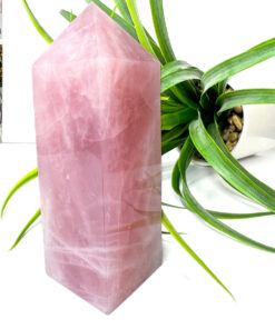 Large Rose Quartz tower