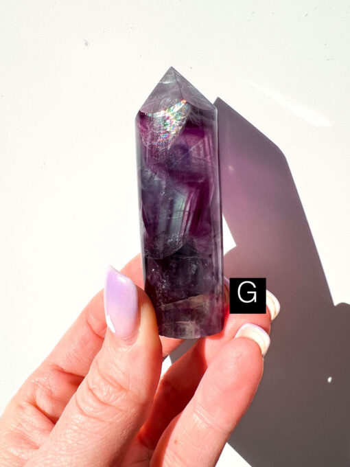 Fluorite pencil point