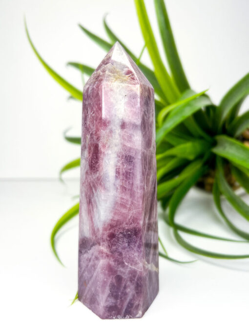 Lavender Rose Quartz tower