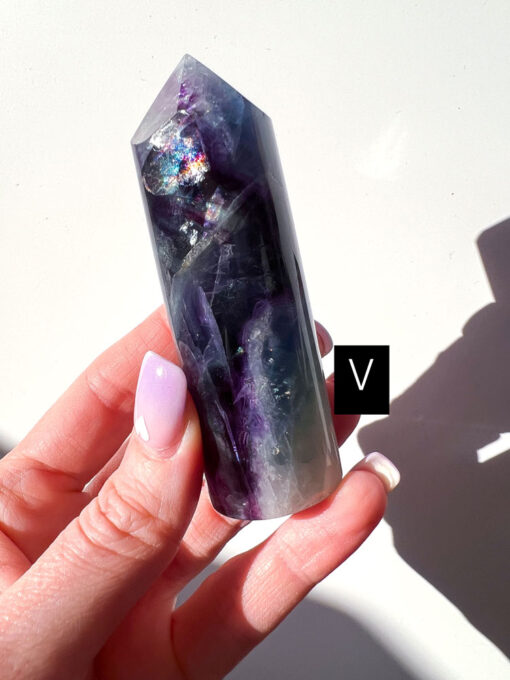 Fluorite pencil point