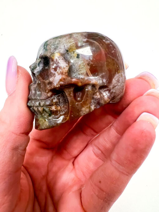 Ocean Jasper skull