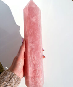 Large Rose Quartz tower