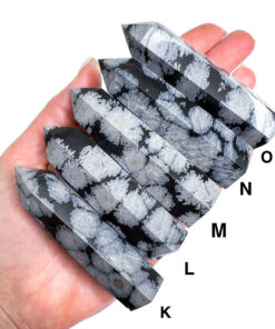 Snowflake Obsidian point