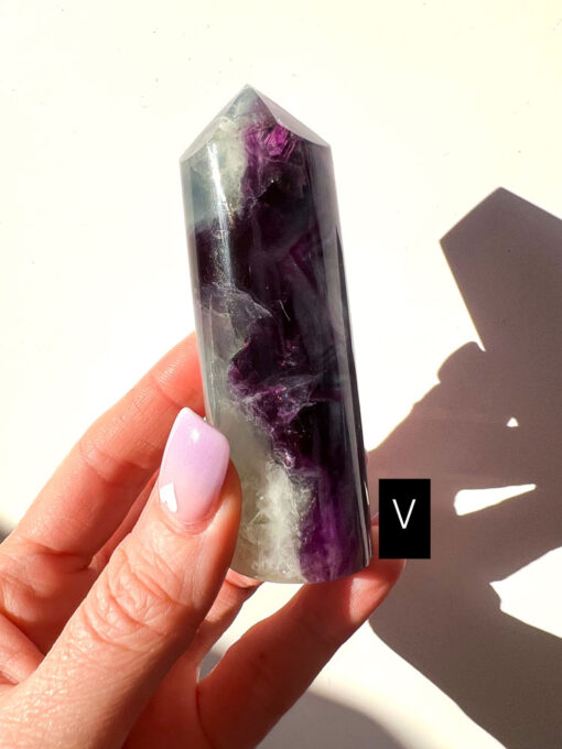 Fluorite pencil point