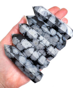 Snowflake Obsidian point