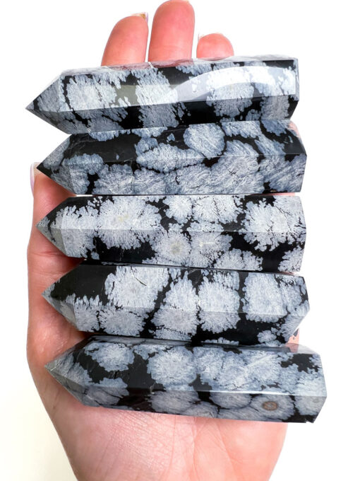 Snowflake Obsidian point