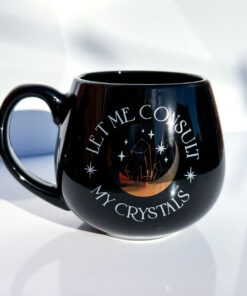 Let Me Consult My Crystals mug