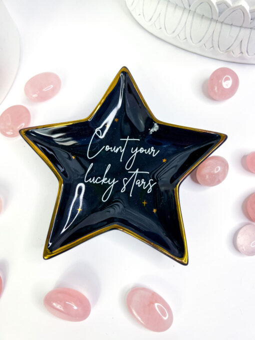 Count your lucky stars trinket dish