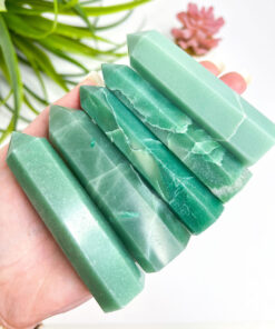 Green Aventurine point