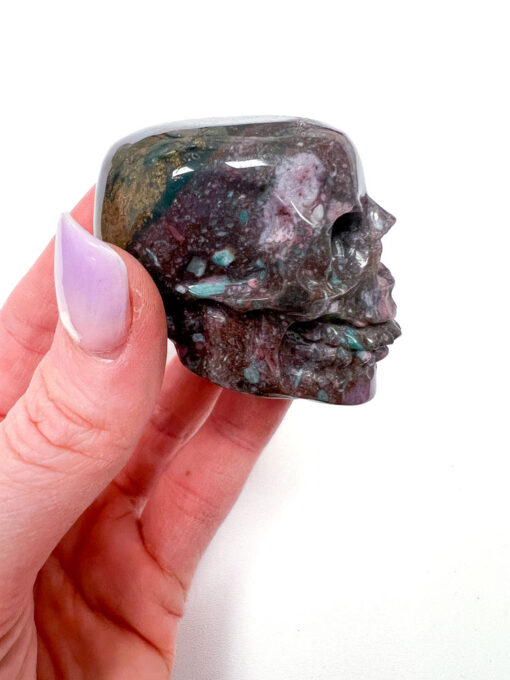 Ocean Jasper skull