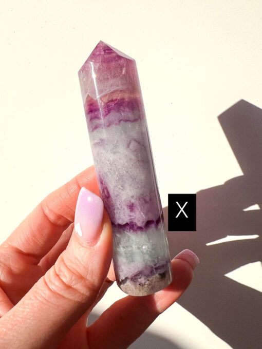 Fluorite pencil point