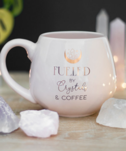 Fueled By Crystals and Coffee Mug