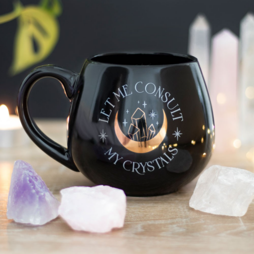 Let Me Consult My Crystals mug