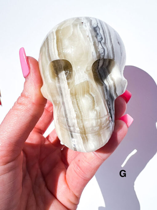 Zebra Calcite Skulls | F-J - Image 5