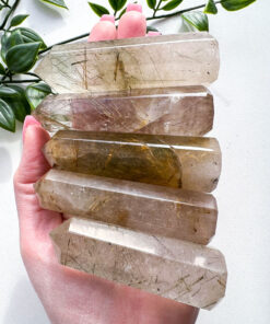 Golden Rutile Quartz point