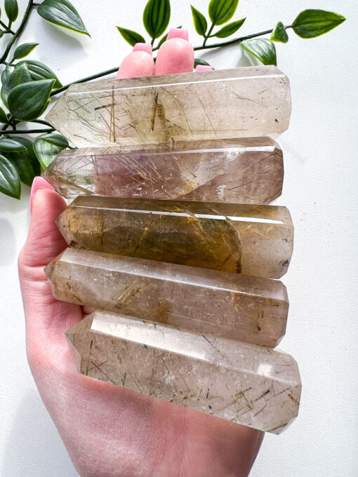 Golden Rutile Quartz point