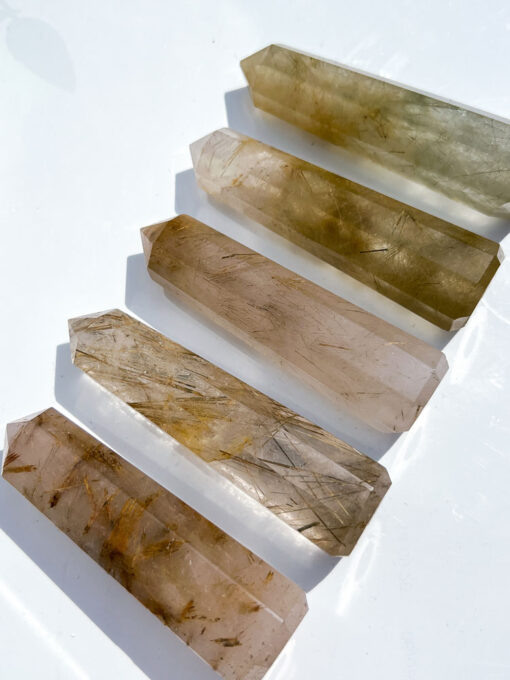 Golden Rutile Quartz point