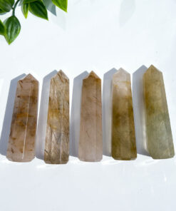 Golden Rutile Quartz point