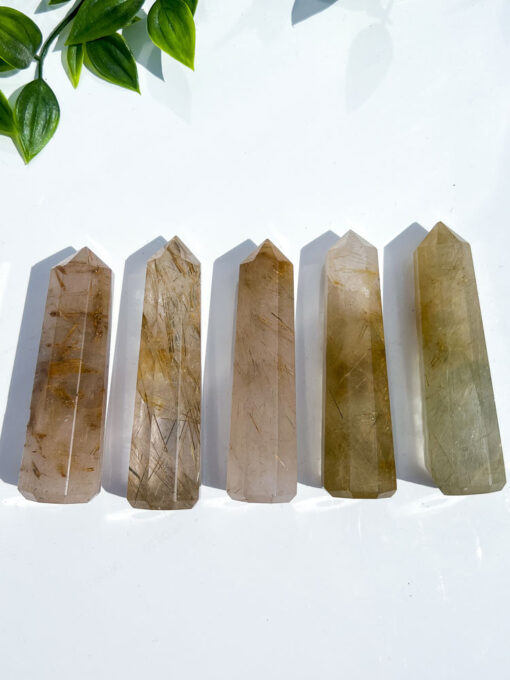 Golden Rutile Quartz point