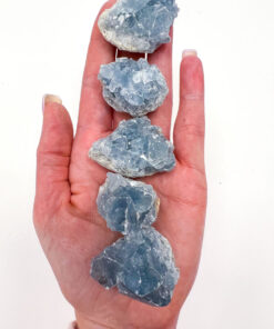 Celestite crystal cluster