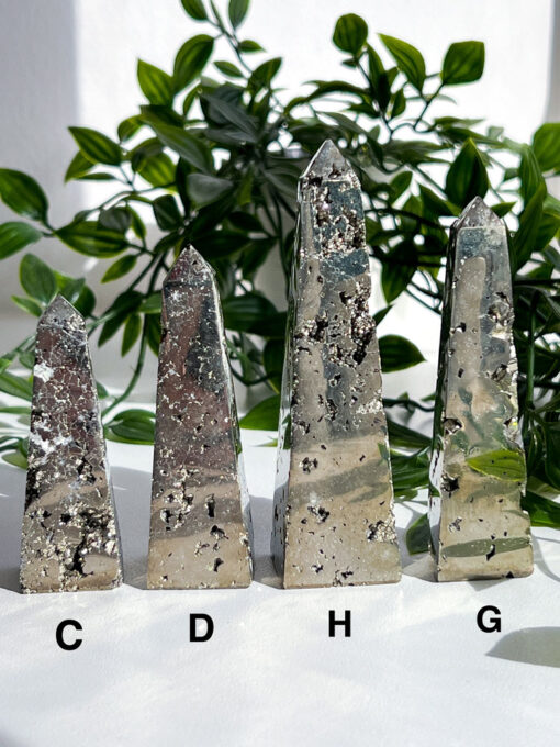 Pyrite obelisk