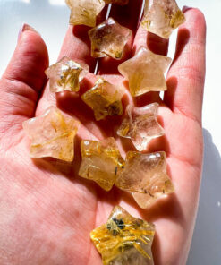 Rutilated Quartz star