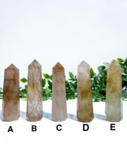 Golden Rutile Quartz point