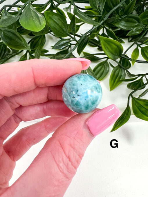 Larimar sphere