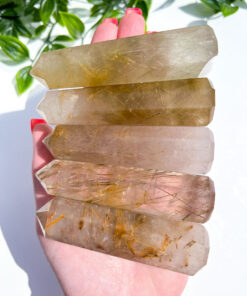 Golden Rutile Quartz point